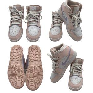 Nike Air Jordan 1 Mid,  Pink Wash - FD8780-601, Youth 5Y